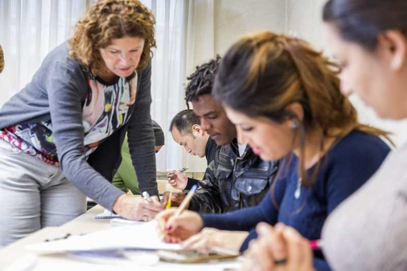 NT2-les op het Koning Willem 1 College