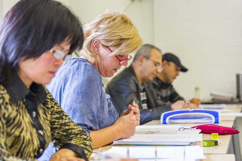 Volwasseneneducatie les bij Koning Willem 1 College