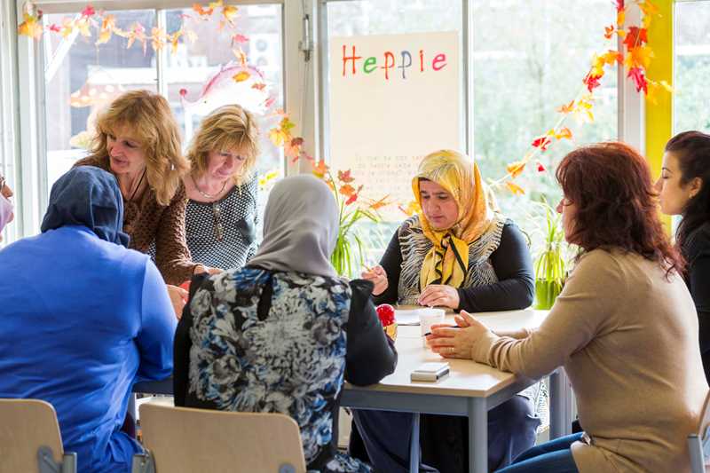 NT2 Cursisten In Klas